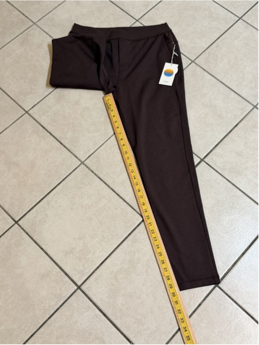 VUORI CORONADO PANT 29” MAHOGANY HEATHER COLOR SIZE MEDIUM - Picture 4 of 7